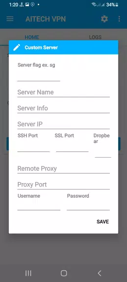 AiTECH VPN - SSH/HTTP/SSL VPN  Screenshot 3