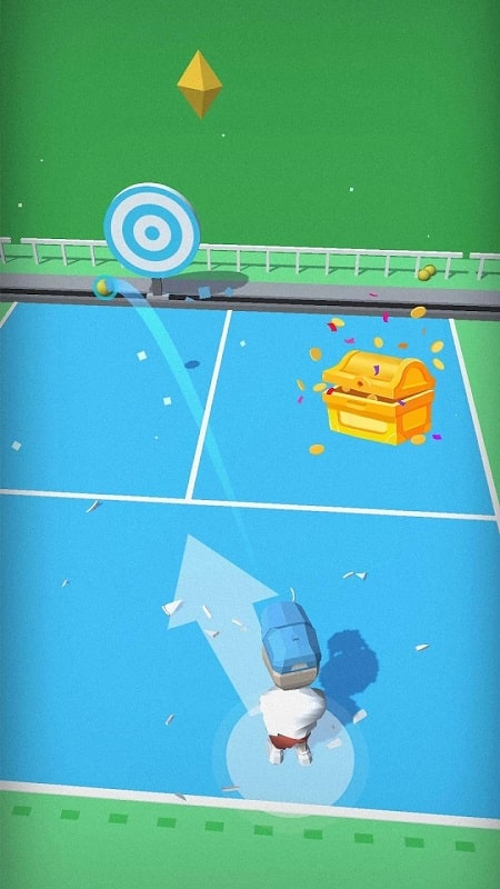 Tropical Tennis Swipe  Screenshot 2