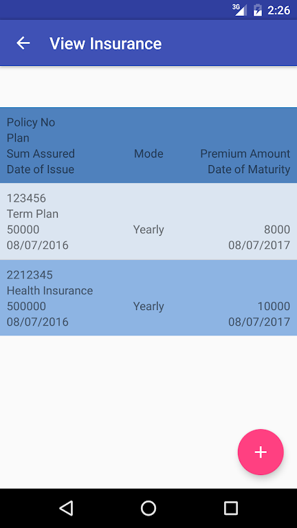 Personal Financial Diary  Screenshot 3