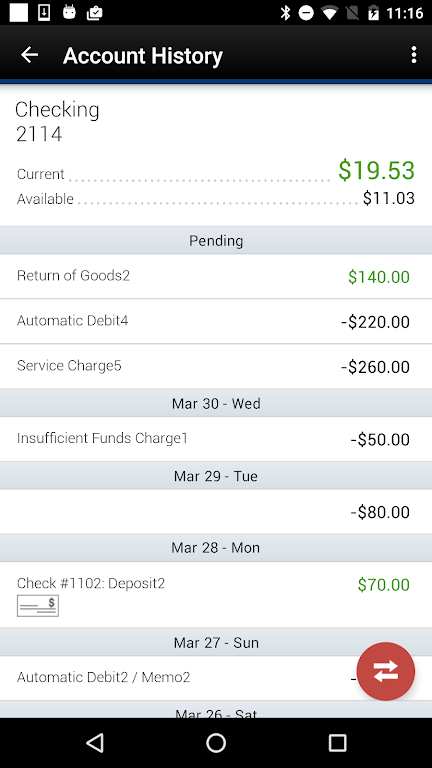 Presidential Bank Mobile App  Screenshot 2