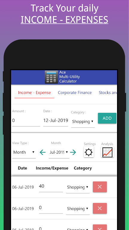 EZ Financial Calculator, NPV,I  Screenshot 4