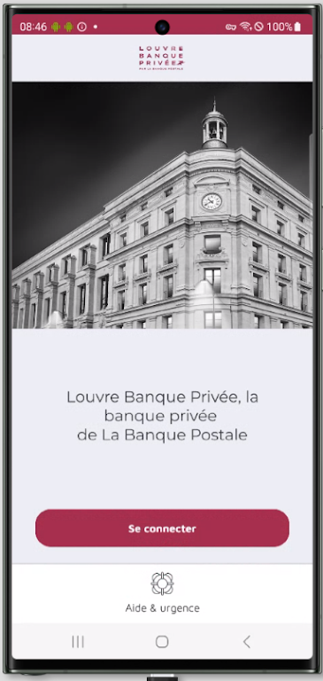 Louvre Banque Privée  Screenshot 1