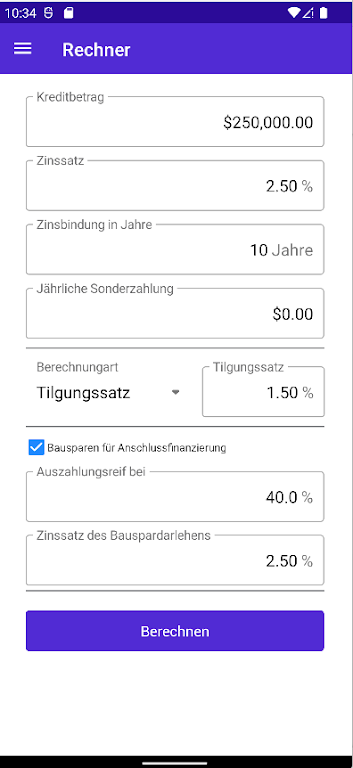 RealEstateCalc - financials  Screenshot 1