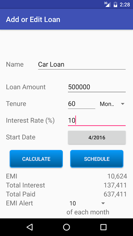 Personal Financial Diary  Screenshot 4