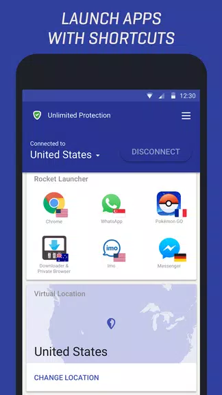 Rocket VPN Free – Internet Fre  Screenshot 2