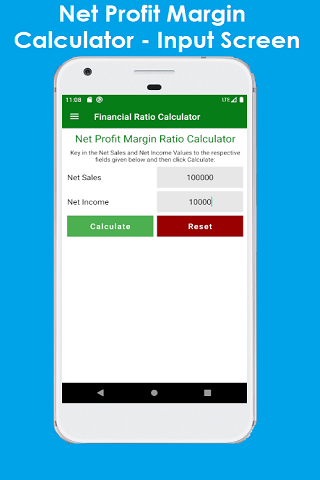 Financial Ratio Calculator  Screenshot 2