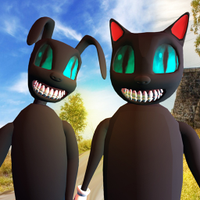 Scary Cartoon Cat Escape - Evil Dog Crime City APK