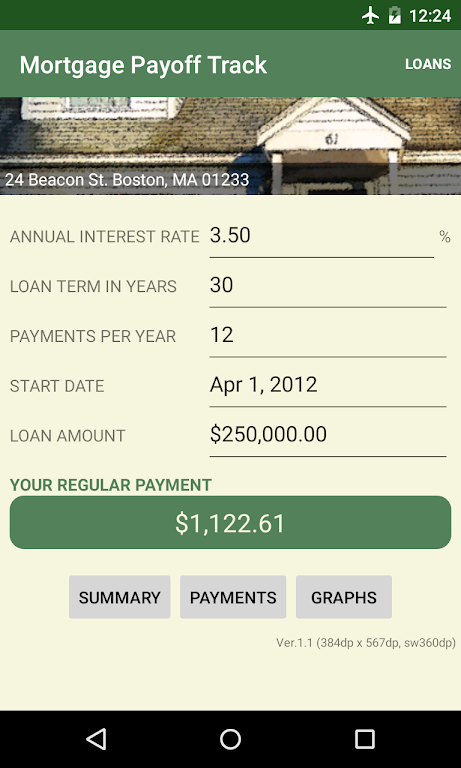 Mortgage Payoff Track  Screenshot 1