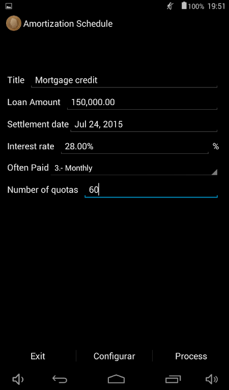 Amortization Schedule  Screenshot 4