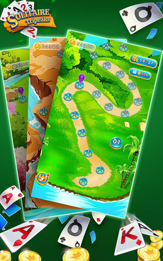 Solitaire Tripeaks - Free Card Games  Screenshot 1