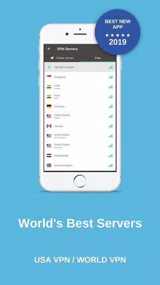 USA VPN - Free VPN Proxy & Wi-Fi Security  Screenshot 4