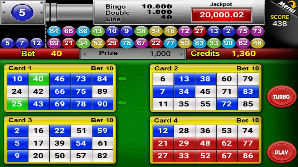 Nine Balls Video Bingo  Screenshot 3