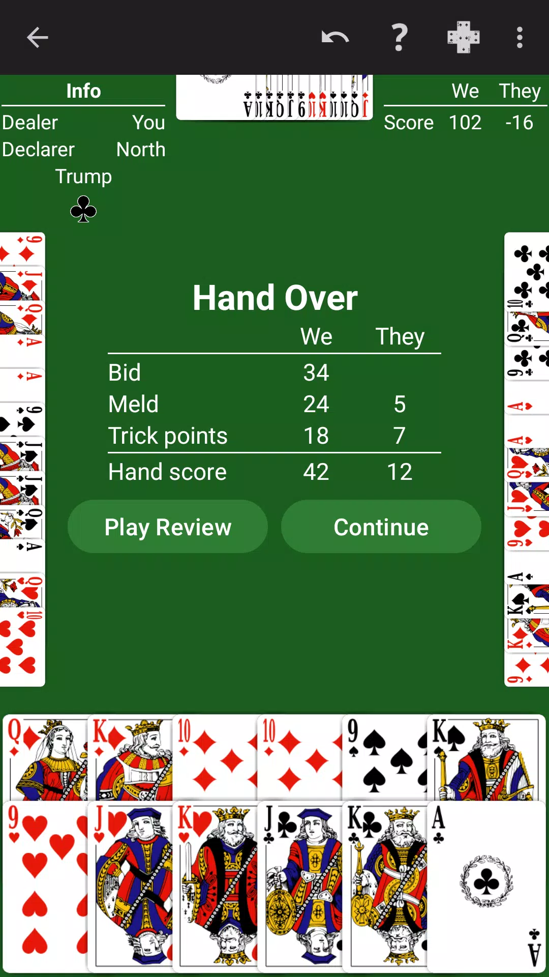 Pinochle by NeuralPlay  Screenshot 3