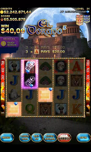 El Dorado 3 slot machine  Screenshot 1