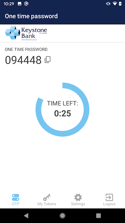 Keystone Bank mToken  Screenshot 4