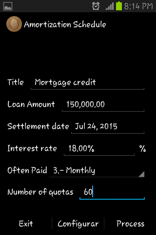 Amortization Schedule  Screenshot 1