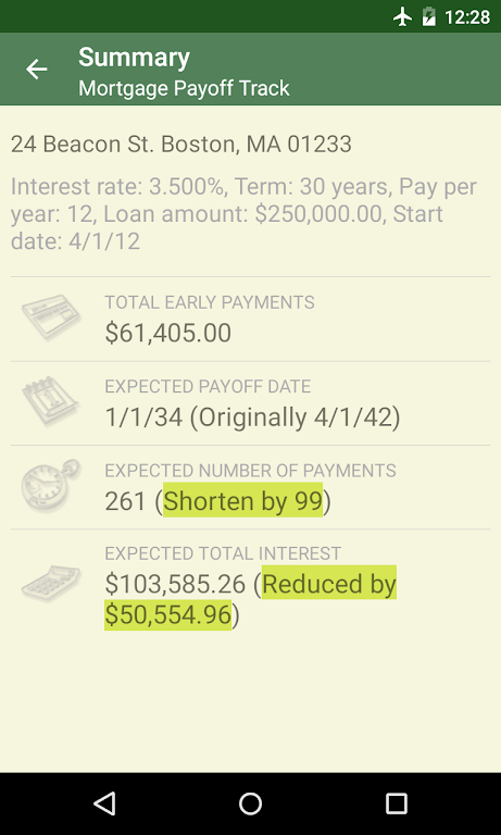 Mortgage Payoff Track  Screenshot 2