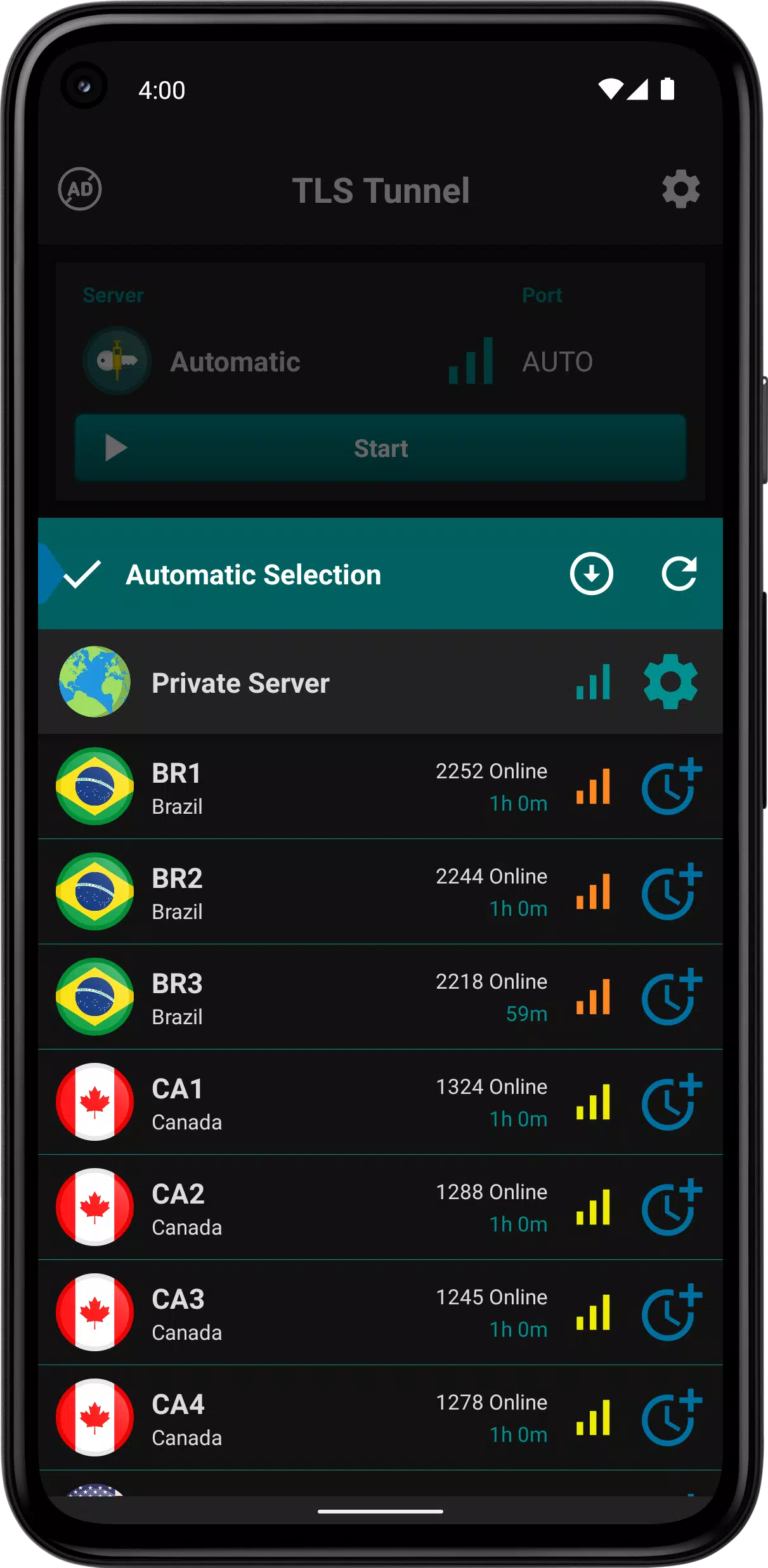 TLS Tunnel - Free VPN for Injection  Screenshot 3