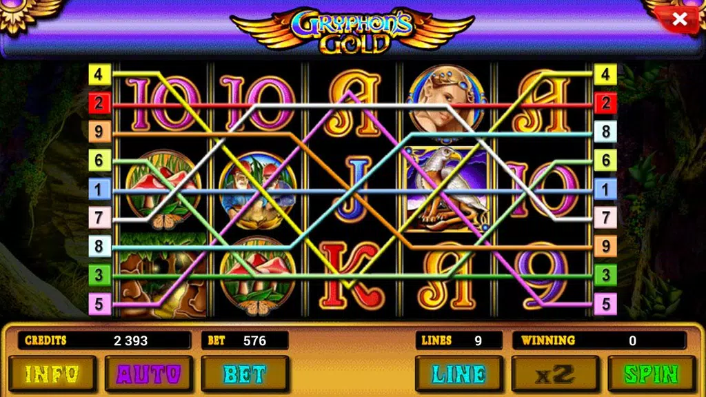 Gryphons Gold slot  Screenshot 2