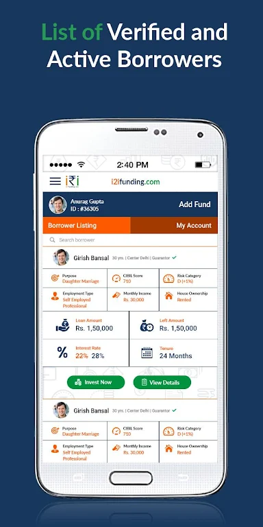 i2iFunding - Investor's App  Screenshot 4