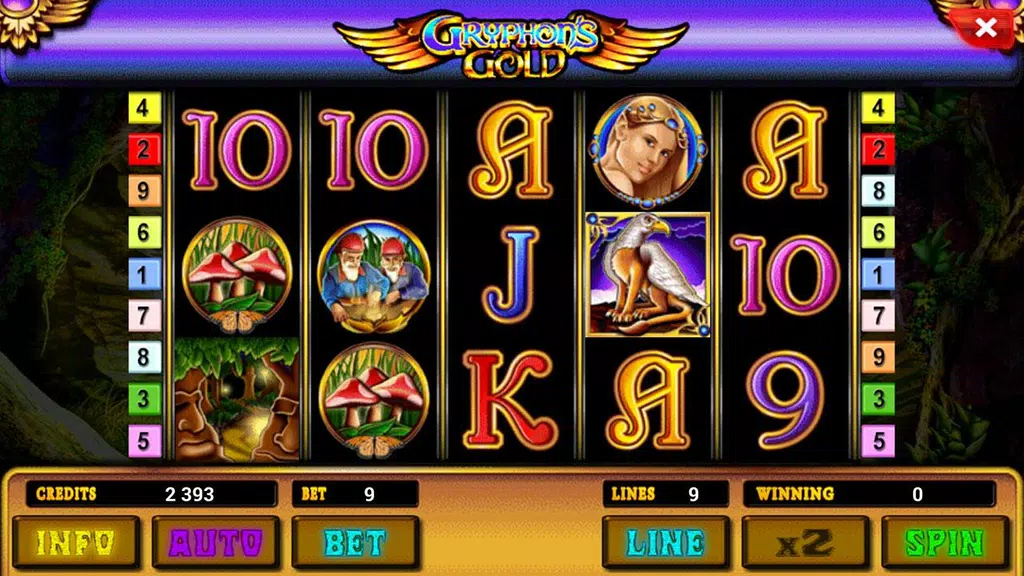 Gryphons Gold slot  Screenshot 1