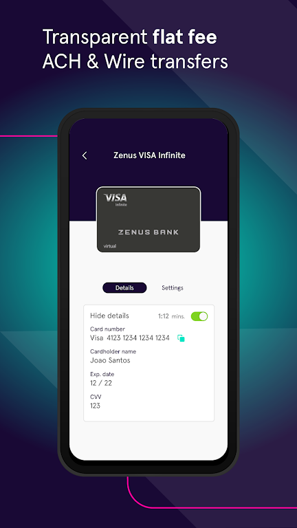 Zenus Bank: U.S. bank accounts  Screenshot 4