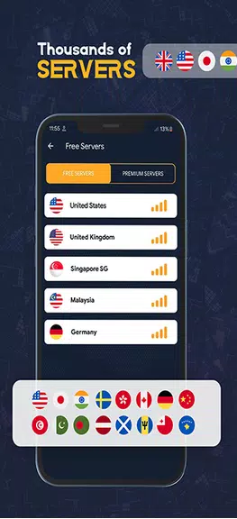 SpeedX VPN Fast & Secure  Screenshot 3