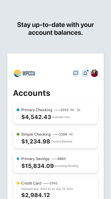 WPCCU Mobile Banking  Screenshot 3