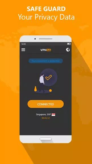 Free VPN Unlimited Proxy - VPN HUB  Screenshot 1