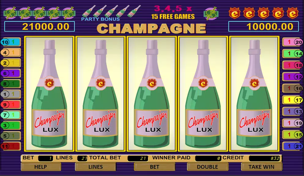 Champagne Slot  Screenshot 2