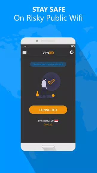 Free VPN Unlimited Proxy - VPN HUB  Screenshot 2