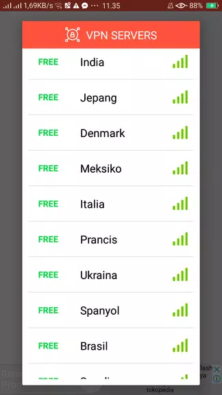 VPN Mobile Legend  Screenshot 2