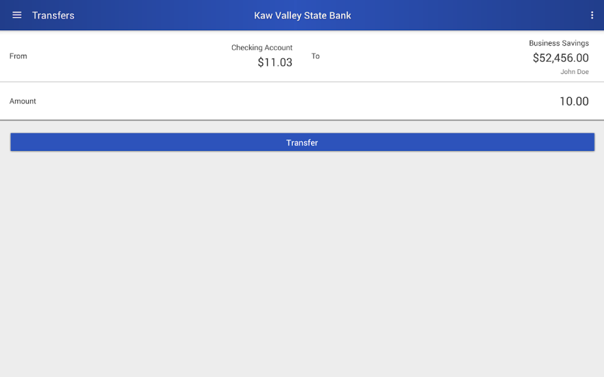 Kaw Valley State Bank  Screenshot 1