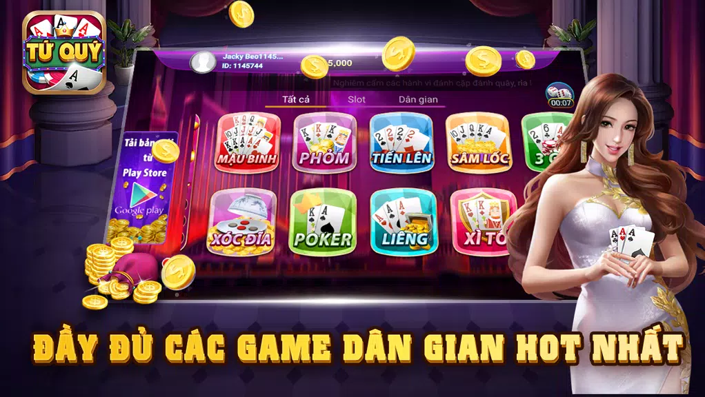 Game danh bai doi thuong - Tu Quy At Club 2018  Screenshot 2