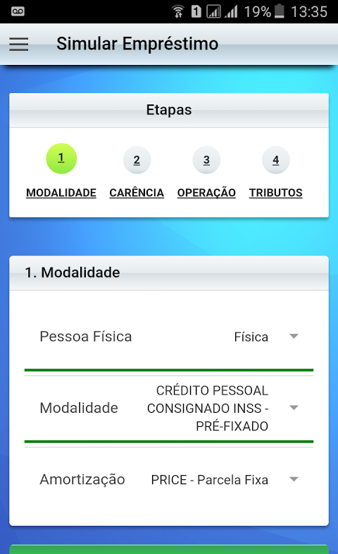 Simulador Empréstimo Bancário  Screenshot 2