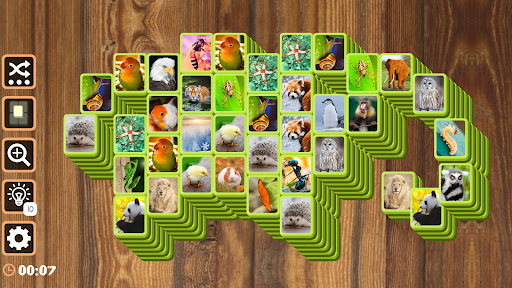 Mahjong Animal Tiles: Solitaire with Fauna Pics  Screenshot 1