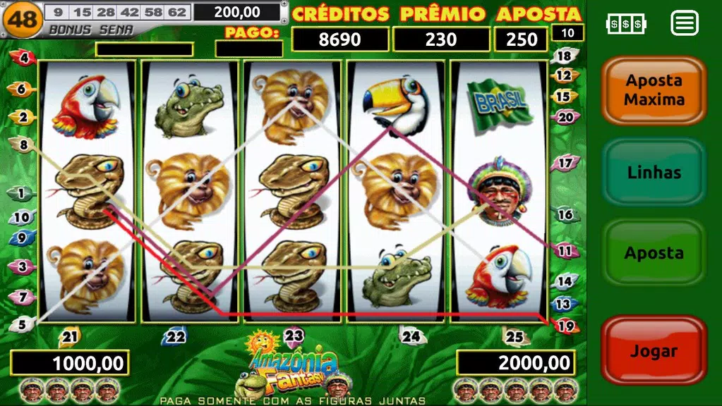 Amazônia Fantasy Slots  Screenshot 3