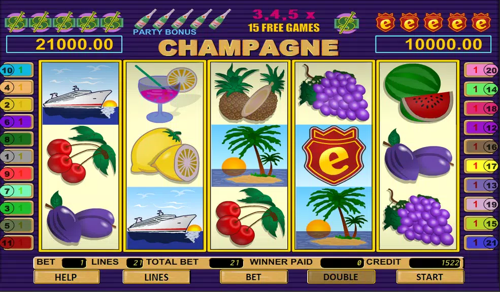 Champagne Slot  Screenshot 1