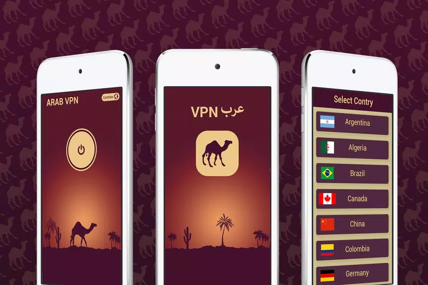 Camel VPN Free Hotspot Unlimited Super Fast Proxy  Screenshot 1