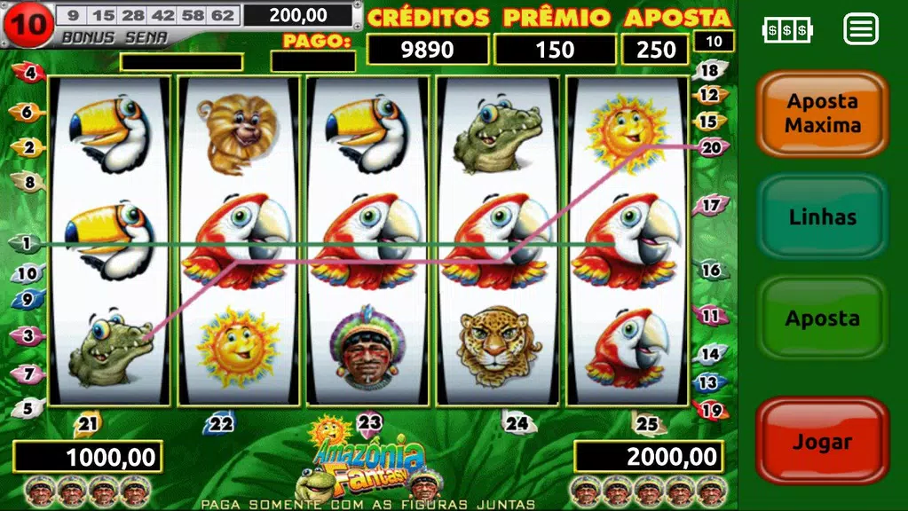 Amazônia Fantasy Slots  Screenshot 1