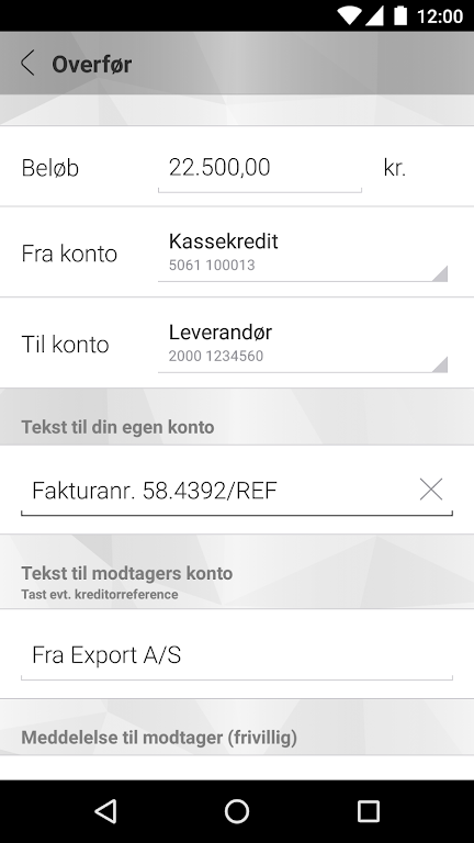 Mobilbank Erhverv  Screenshot 3