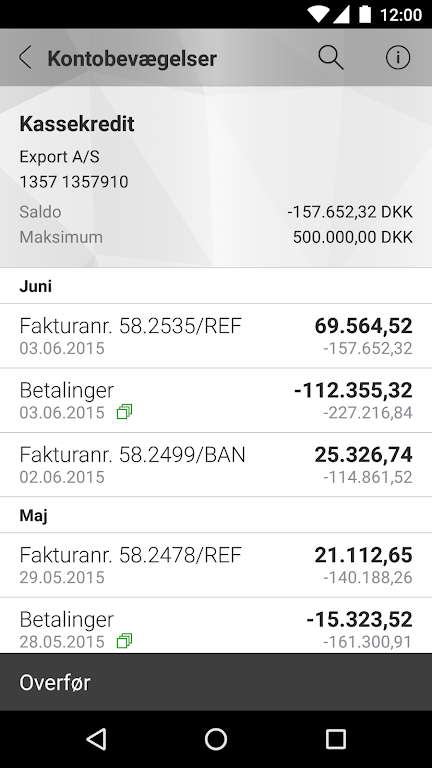 Mobilbank Erhverv  Screenshot 2