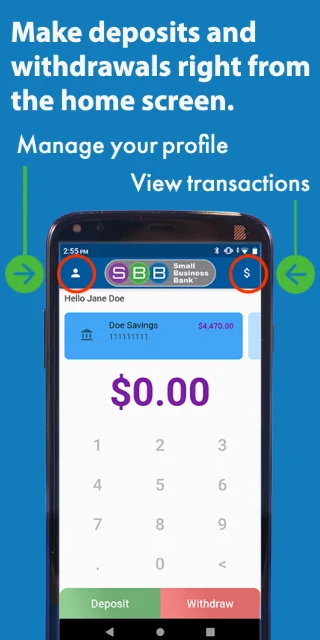 Small Business Bank Mobile  Screenshot 2