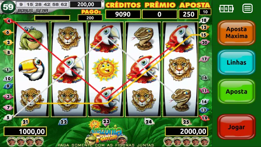 Amazônia Fantasy Slots  Screenshot 2