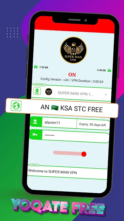 SUPER MAN VPN  Screenshot 2