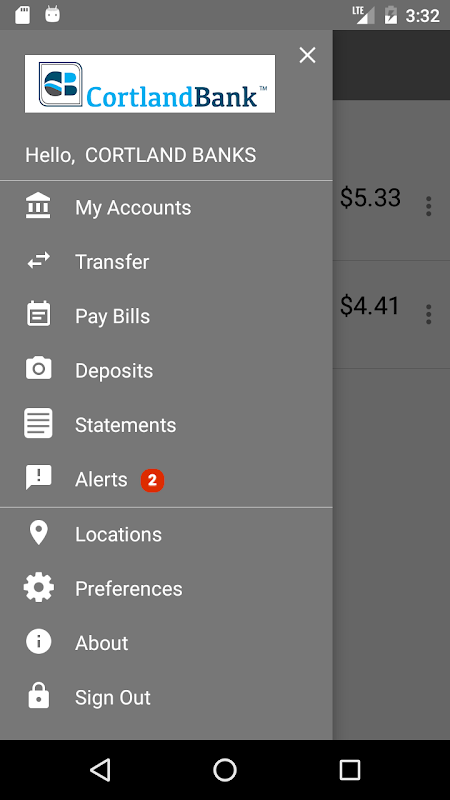 Cortland Bank Mobile Banking  Screenshot 3