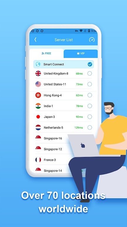 Speedy Quark VPN – VPN Master Mod  Screenshot 3