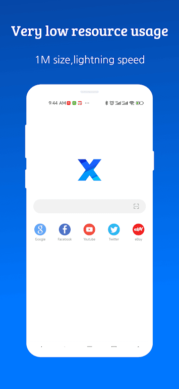 XBrowser – Mini & Super Fast Mod  Screenshot 1