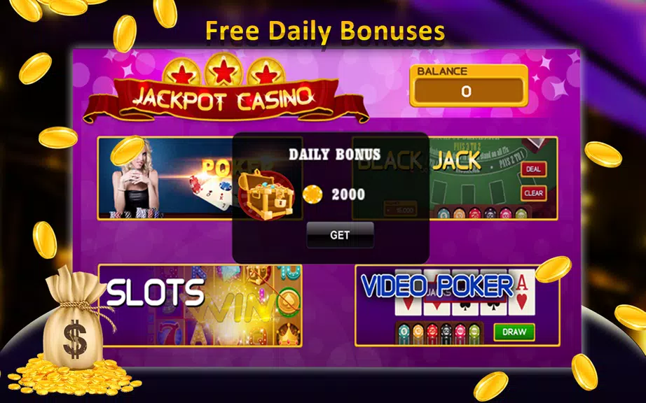 Free Offline Jackpot Casino  Screenshot 2