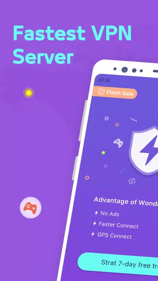 Wonder VPN-Free Unlimited Prox  Screenshot 1